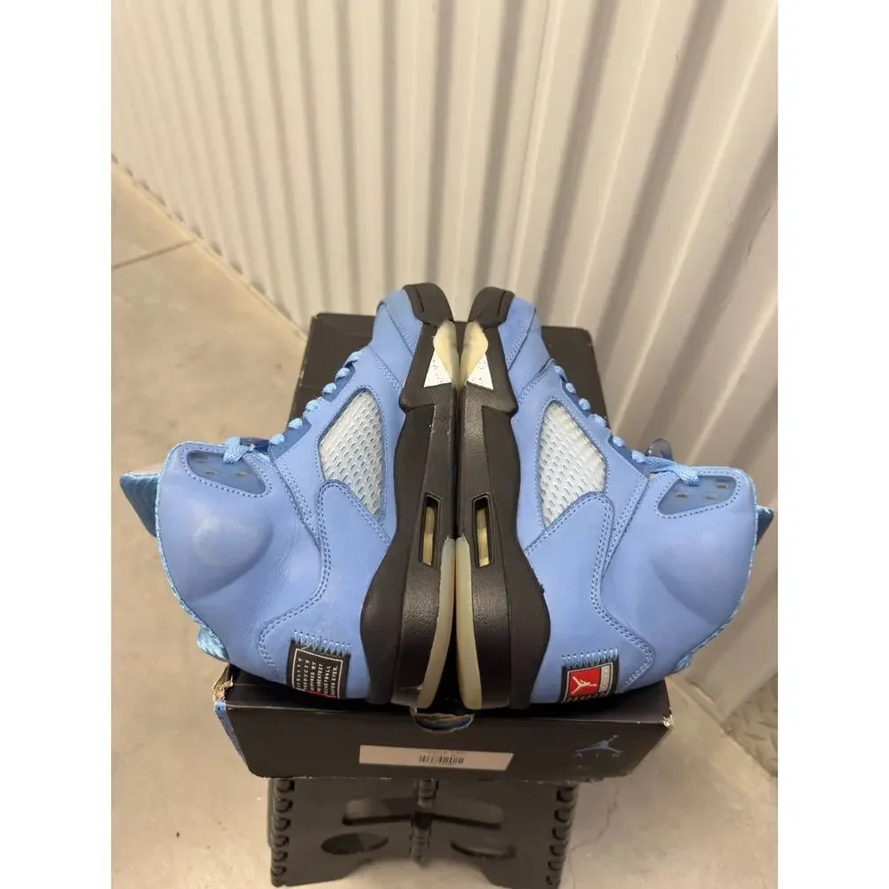 Nike Air Jordan 5 UNC University Black 2023 Size 7.5 Men's - DV1310-401